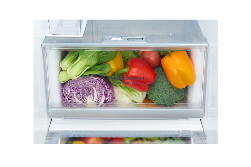 LG Side-by-Side mit InstaView Door-in-Door® | Eis-, Crushed Ice- und Wasserspender | 625 Liter Kapazität | Energieeffizienzklasse F | Interner Wassertank 4L | Edelstahl | GSX961NEVZ, GSX961NEVZ