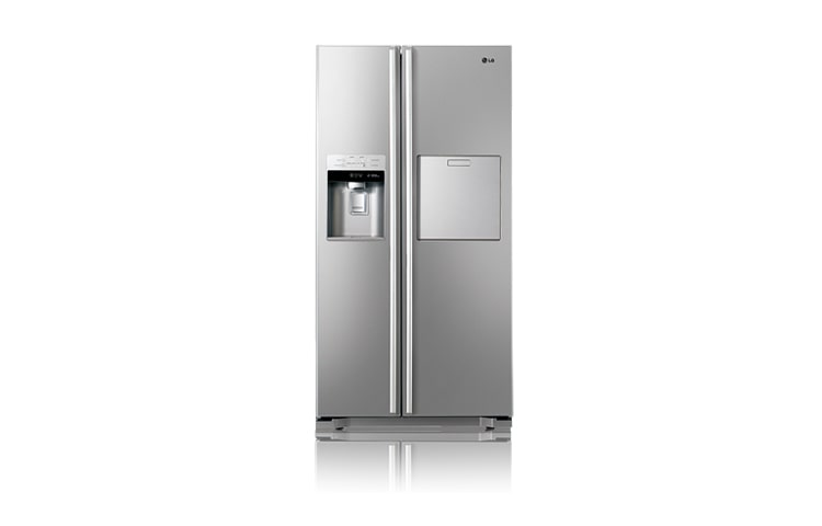 LG Side by Side Kühlschrank mit Homebar, Eis- und Wasserspender ohne aufwendigen Festwasseranschluss bei höchster Energieeffizienz, GW-P227HNXZ
