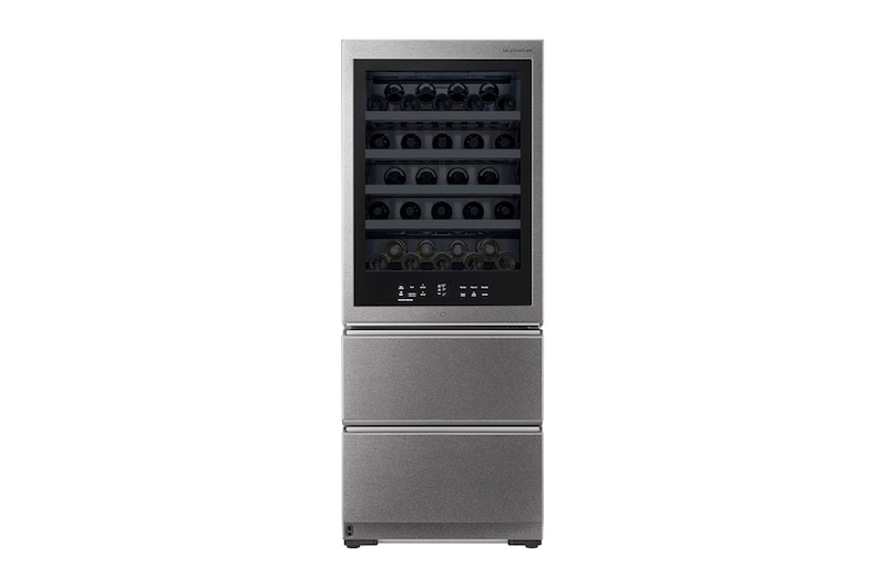 LG SIGNATURE Weinkühlschrank mit InstaView® (E, 420L, 179cm hoch) mit Eclipse Display & Inverter Linear Compressor® | LSR200W, LSR200W