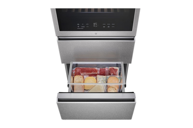 LG SIGNATURE Weinkühlschrank mit InstaView® (E, 420L, 179cm hoch) mit Eclipse Display & Inverter Linear Compressor® | LSR200W, LSR200W