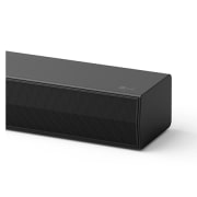 Frontansicht auf die Seitenecke der LG Soundbar DS60T