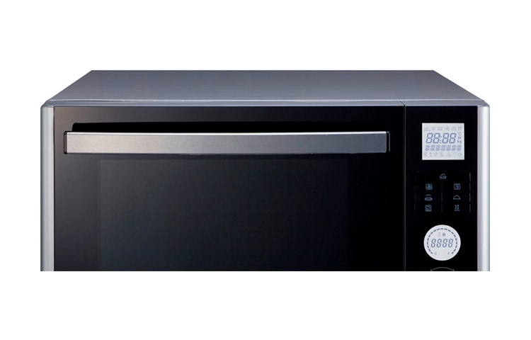 LG Lichtwellenofen mit Carbon Heizelement, Heißluft und 8 Dampfgarprogramme inkl. Dampfgarer-Set, MJ3281BCS