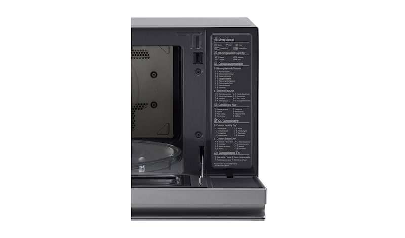LG Heißluft-Mikrowelle Edelstahl (39L, 1350 Watt) mit Heißluftfunktion, Quarzgrill & EasyClean | MJ3965ACS, MJ3965ACS