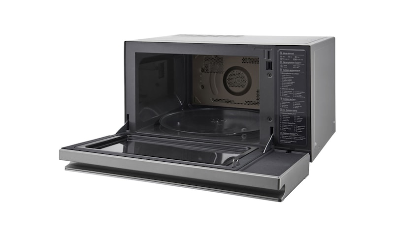 LG Heißluft-Mikrowelle Edelstahl (39L, 1350 Watt) mit Heißluftfunktion, Quarzgrill & EasyClean | MJ3965ACS, MJ3965ACS