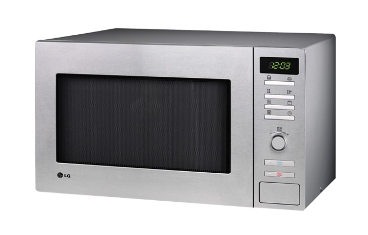 LG Silberne Mikrowelle mit Grill und Edelstahl-Front, MG5887KIT