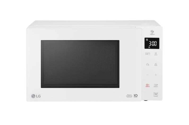 Vorderseite von Mikrowelle Weiß (25 L, 1000 Watt) mit Quarzgrill, Smart Inverter Technologie & EasyClean | MH6535GIH MH6535GIH