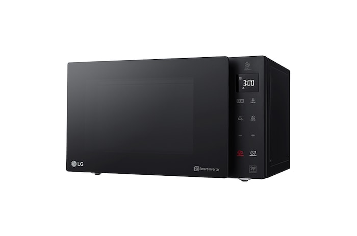 LG Mikrowelle Schwarz (25 L, 1000 Watt) mit Quarzgrill, Smart Inverter Technologie & EasyClean | MH6535GIS, MH6535GIS