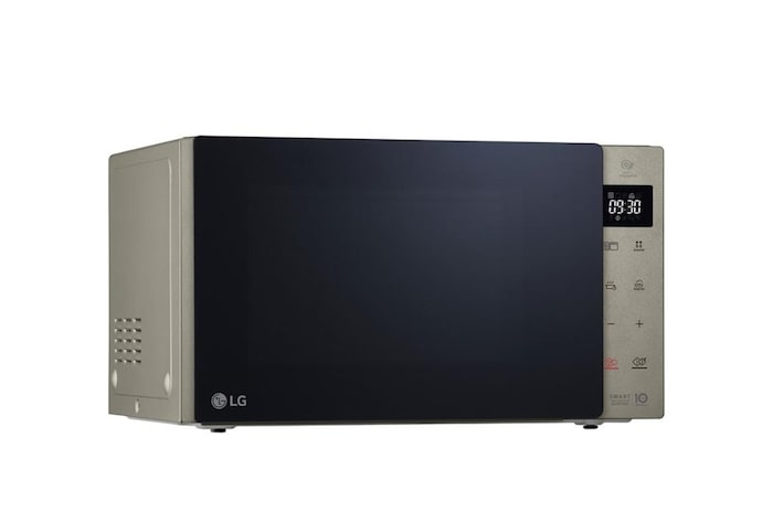LG Mikrowelle Noble Steel (25 L, 1000 Watt) mit Quarzgrill, Smart Inverter Technologie & EasyClean | MH6535NBS, MH6535NBS