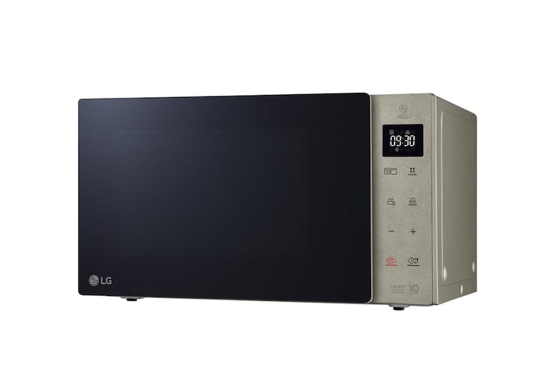LG Mikrowelle Noble Steel (25 L, 1000 Watt) mit Quarzgrill, Smart Inverter Technologie & EasyClean | MH6535NBS, MH6535NBS