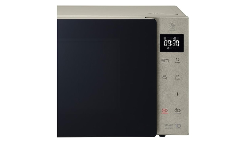 LG Mikrowelle Noble Steel (25 L, 1000 Watt) mit Quarzgrill, Smart Inverter Technologie & EasyClean | MH6535NBS, MH6535NBS