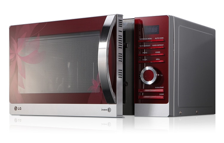 LG Mikrowelle mit Quarzgrill, 28 Litern Kapazität und 16 Automatikprogrammen, MH6883AAF