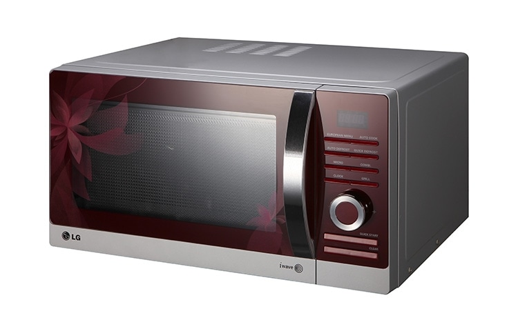 LG Mikrowelle mit Quarzgrill, 28 Litern Kapazität und 16 Automatikprogrammen, MH6883AAF