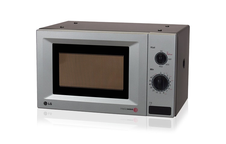 LG Silberne Solo-Mikrowelle mit 800 Watt Leistung und 19 Liter Garraum, MS192VUTT