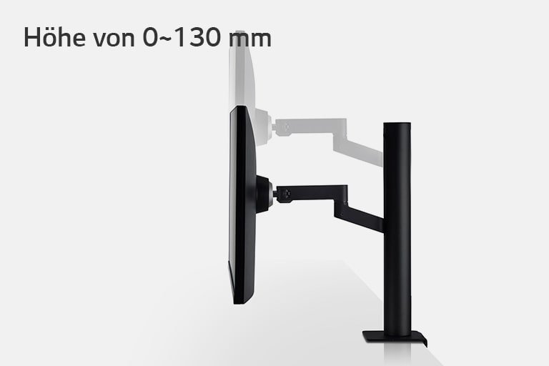 Simulation des Höhenbereichs von 0~130 mm