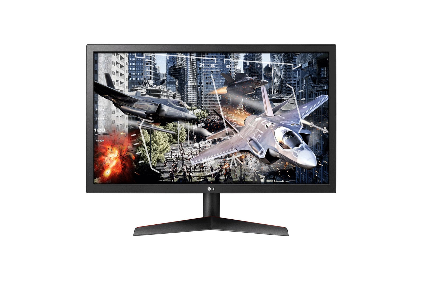 LG 23,6" UltraGear FHD Monitor mit Radeon FreeSync™ und Dynamic Action Sync, 24GL600F-B