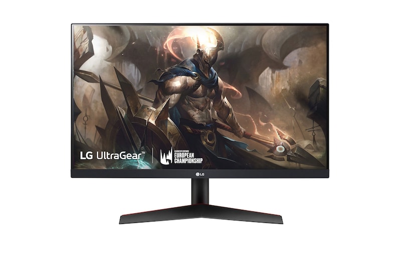 LG UltraGear™-Gaming-Monitor mit IPS mit Full HD und 1 ms Reaktionszeit (GtG) und 23,8 Zoll, 24GN600-B