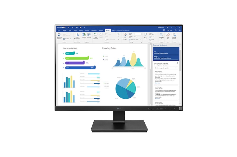 LG 25'' WUXGA IPS-Monitor (16:10) mit OnScreen Control - 1920 x 1200, 25BL56WY-B
