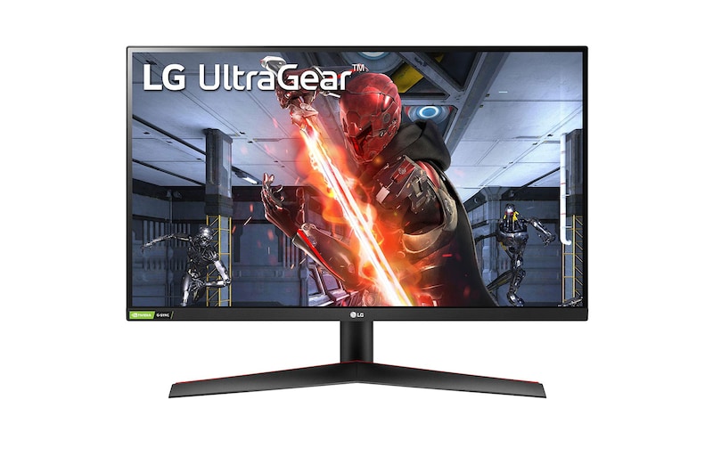 LG UltraGear™ 27 Zoll Gaming Monitor mit 144Hz QHD, 1ms IPS-Display, FreeSync™ Premium und HDR10, 27GN800P-B