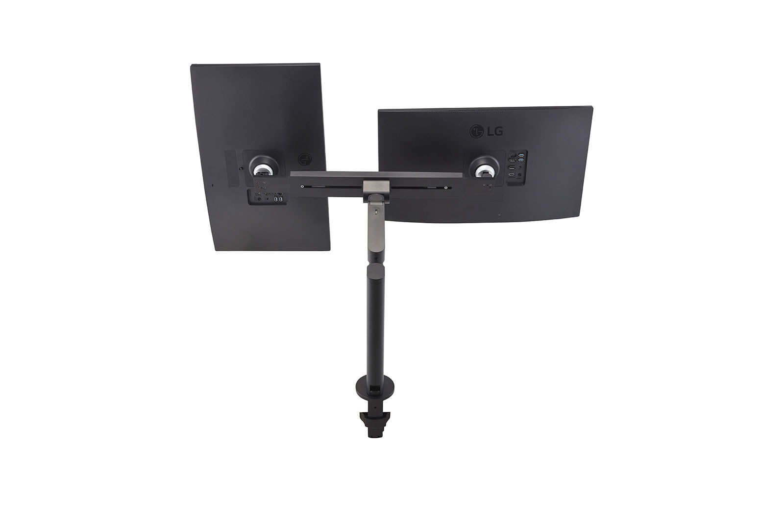 LG Ergo-Dual-QHD-Monitor 27 Zoll und Daisy Chain, 27QP88DP-BS