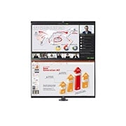 LG Ergo-Dual-QHD-Monitor 27 Zoll und Daisy Chain, 27QP88DP-BS