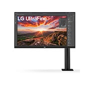 LG 27 Zoll UltraFine™ Display Ergo Monitor mit UHD 4K-Auflösung und IPS, 27UN880P-B