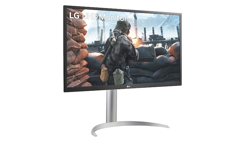 LG 27" UHD 4K (3.840 x 2.160) IPS Monitor mit USB Type-C™, 27UP550N-W