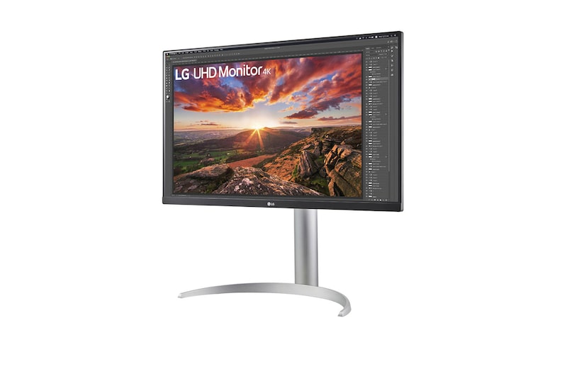 LG 27 Zoll UHD 4K Monitor mit VESA DisplayHDR™ 400 und AMD FreeSync™, 27UP85NP-W