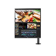 LG 27,6 Zoll Ergo DualUp Monitor mit Nano-IPS und SDQHD-Auflösung, 28MQ780-B