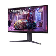 LG 32 Zoll UltraGear™ QHD Gaming-Monitor mit Wiederholrate von 240Hz (O/C 260Hz), 32GQ85X-B