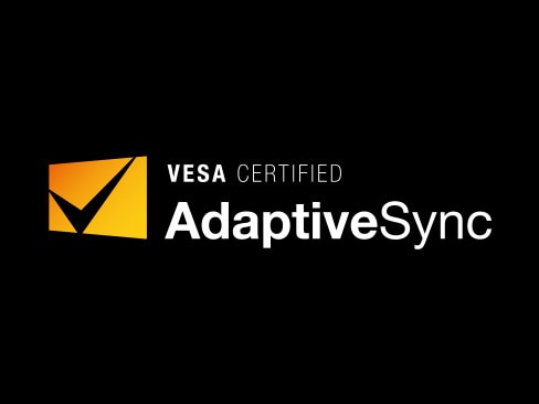 VESA-zertifiziertes AdaptiveSync Logo.