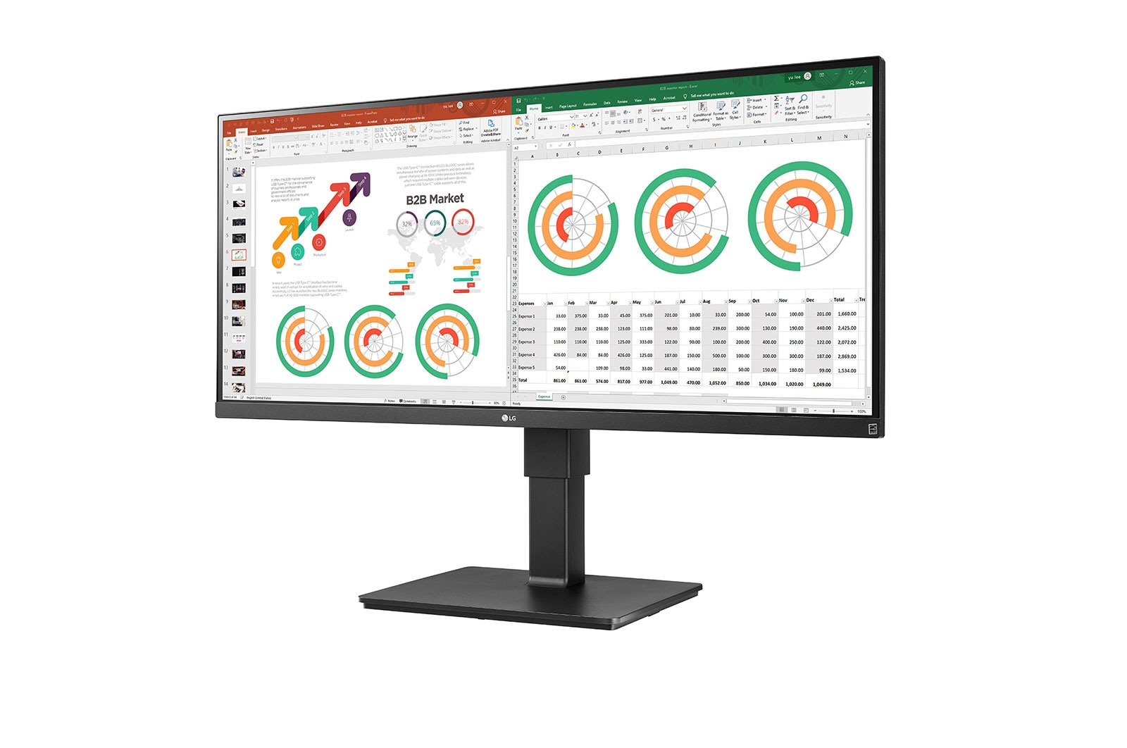 LG UltraWide™-QHD-Monitor mit 34 Zoll, 34BN770-B