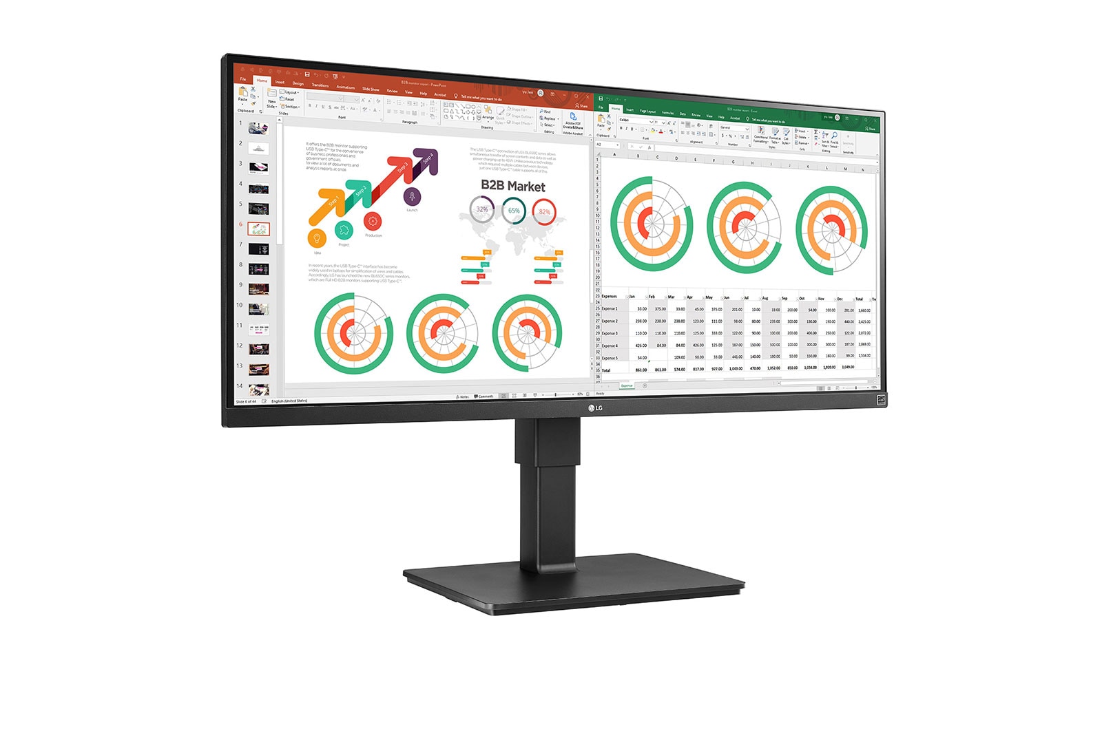 LG UltraWide™-QHD-Monitor mit 34 Zoll, 34BN770-B