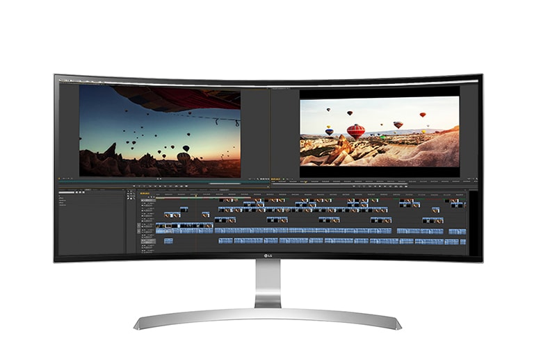 LG 34" IPS 21:9 Curved UltraWide™ Monitor - Energieeffizienzklasse: G (Skala A bis G), 34UC99-W