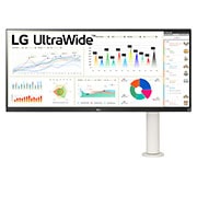 LG 34 Zoll LG UltraWide™ IPS-Monitor mit ergonomischem Standfuß und Wide-FULL-HD-Auflösung (2560 x 1080), 34WQ68X-W