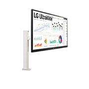 LG 34 Zoll LG UltraWide™ IPS-Monitor mit ergonomischem Standfuß und Wide-FULL-HD-Auflösung (2560 x 1080), 34WQ68X-W