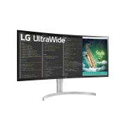 LG 35 Zoll Curved UltraWide™Monitor mit QHD-Auflösung und HDR10, 35WN75C-W
