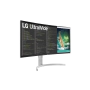 LG 35 Zoll Curved UltraWide™Monitor mit QHD-Auflösung und HDR10, 35WN75C-W