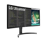 LG 35" UltraWide™ QHD HDR VA Curved Monitor, 35WN75CN-B