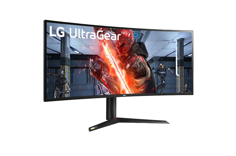 LG 37,5" Curved UltraGear™ QHD Gamin g-Monitor in 21:9 mit QHD+, 38GL950G-B