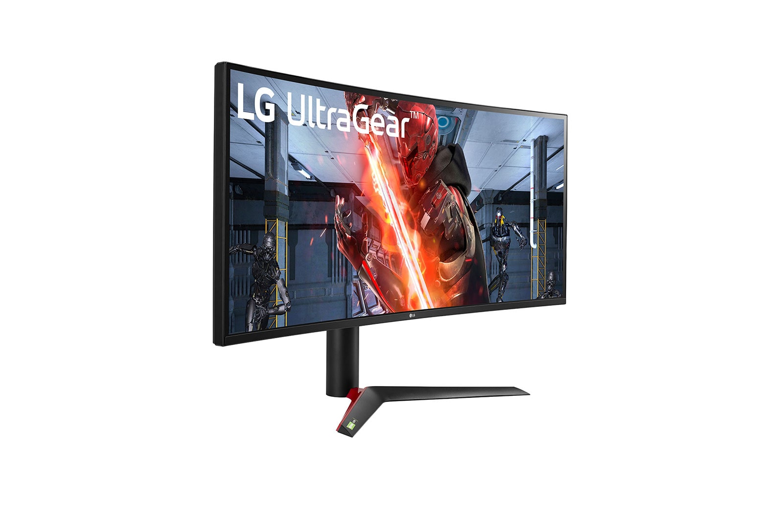 LG 37,5" Curved UltraGear™ QHD Gamin g-Monitor in 21:9 mit QHD+, 38GL950G-B
