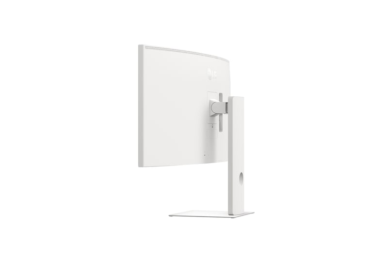 Rückansicht mit nach oben geneigtem Bildschirm