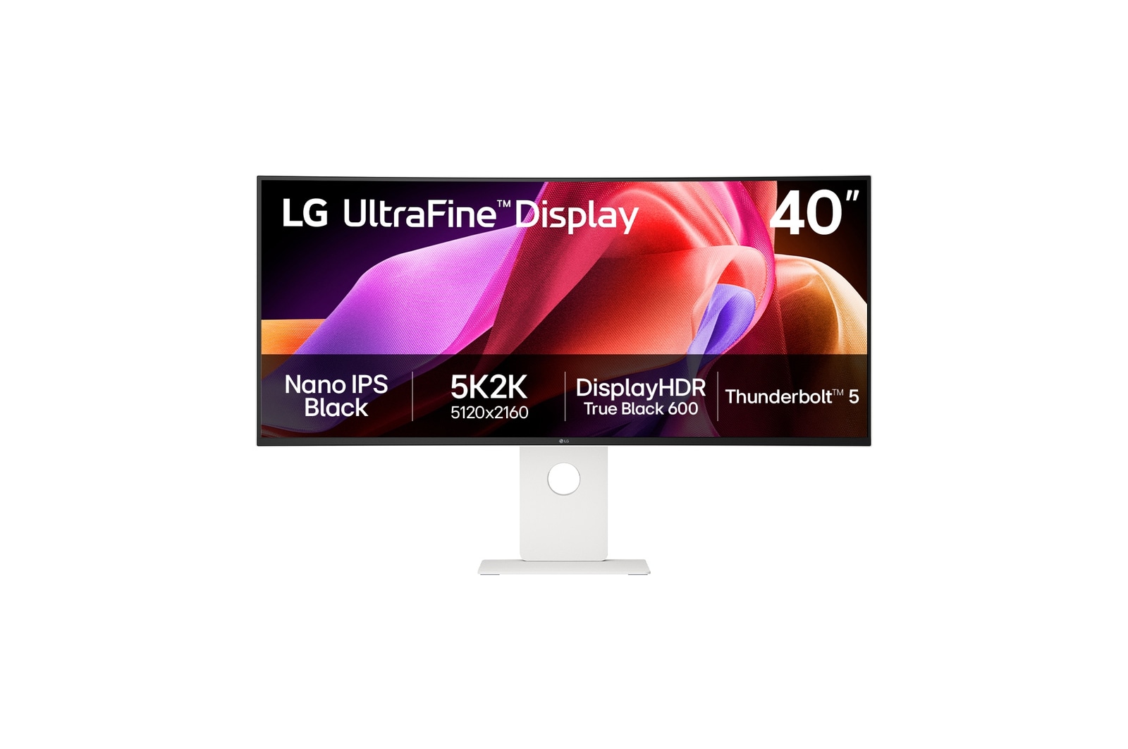 LG UltraFine™ 40 Zoll Nano IPS Black 5K2K mit Thunderbolt™ 5, 40U990A-W