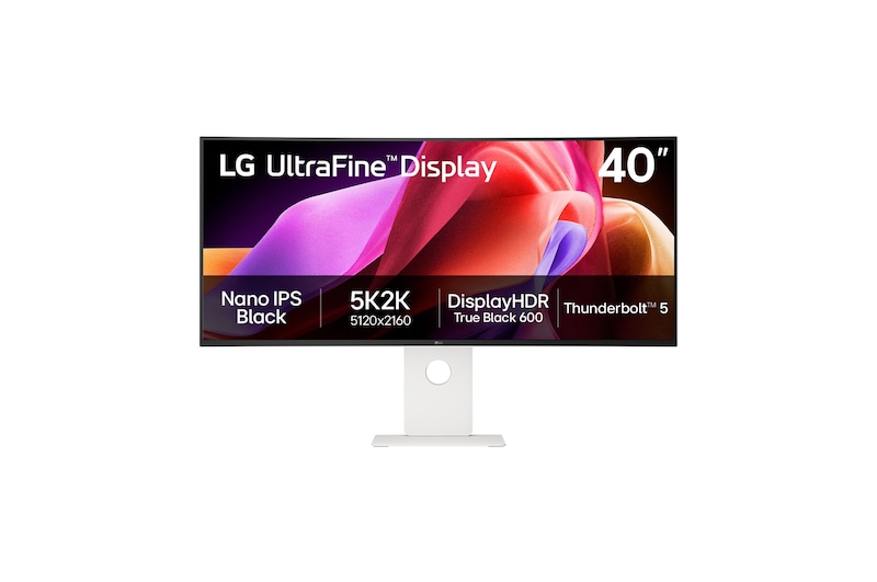 LG UltraFine™ 40 Zoll Nano IPS Black 5K2K mit Thunderbolt™ 5, 40U990A-W