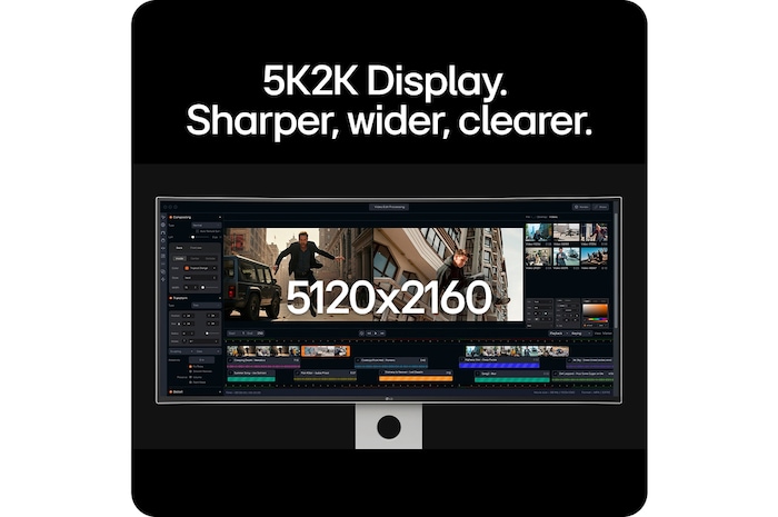 LG UltraFine™ 40 Zoll Nano IPS Black 5K2K mit Thunderbolt™ 5, 40U990A-W