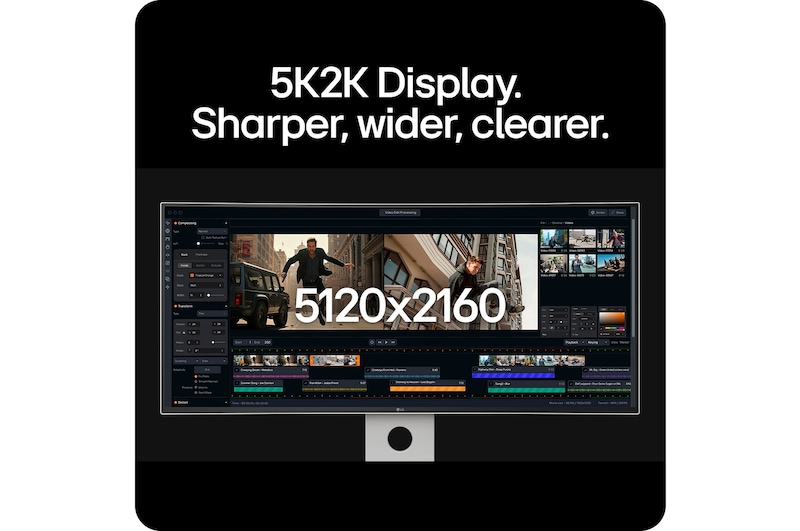 LG UltraFine™ 40 Zoll Nano IPS Black 5K2K mit Thunderbolt™ 5, 40U990A-W