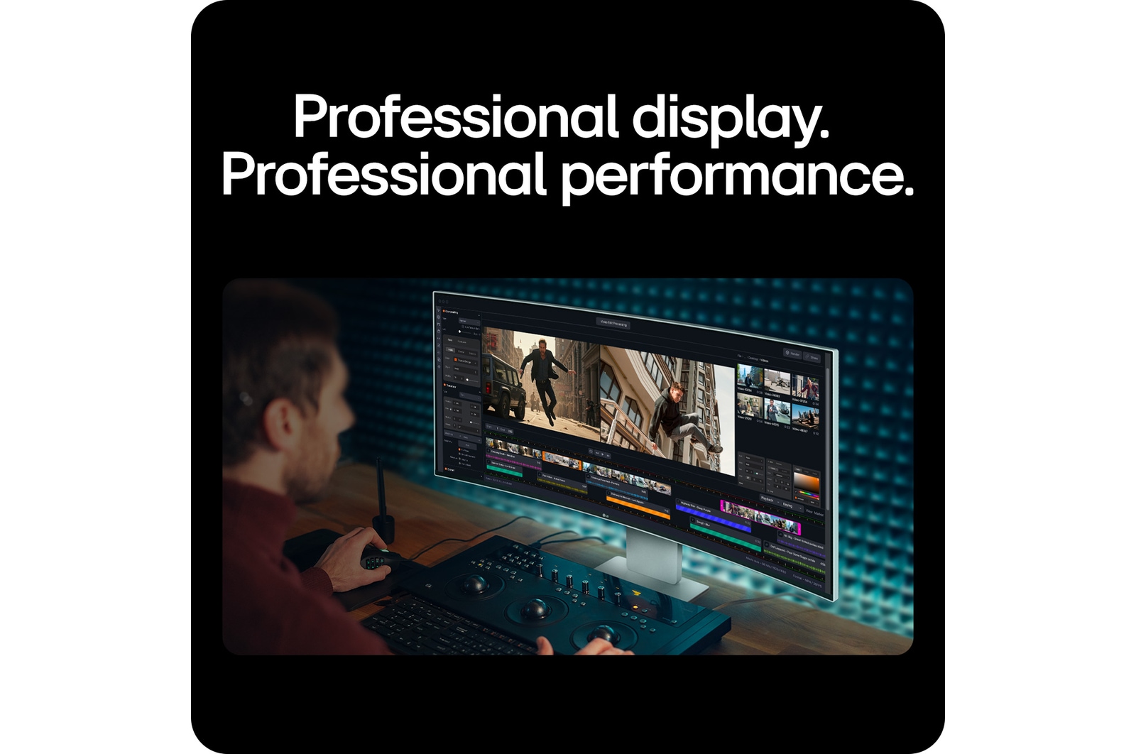 LG UltraFine™ 40 Zoll Nano IPS Black 5K2K mit Thunderbolt™ 5, 40U990A-W