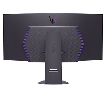 Vorderansicht des Monitors mit Standfuß unten