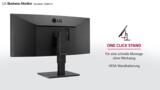 LG 35 Zoll Curved UltraWide™Monitor mit QHD-Auflösung und HDR10, 35BN77CN-B