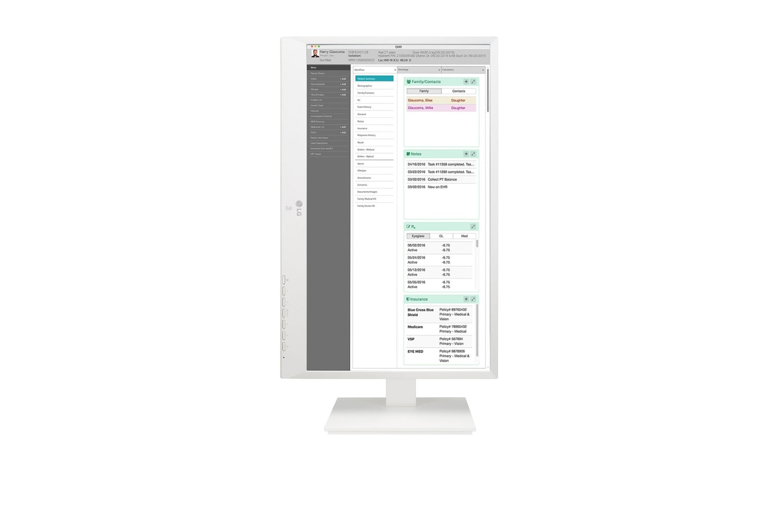 LG 23,8 Zoll Full HD All-in-One Thin Client für das Gesundheitswesen , 24CN670W-AP