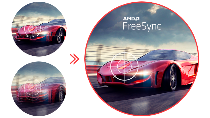 AMD FreeSync bietet flüssige und schnelle Bewegungsabläufe